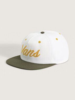 Vans Snapback Hat Golden White NWT